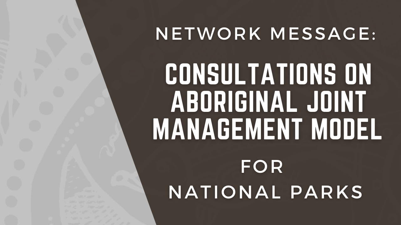 Consultations on Aboriginal Joint Management Model for National Parks