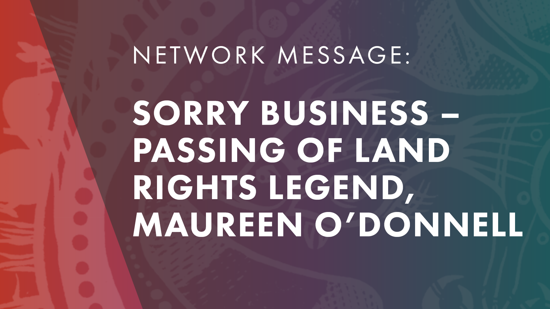 Network Message thumbnail_Sorry Business_Maureen O’Donnell_V1