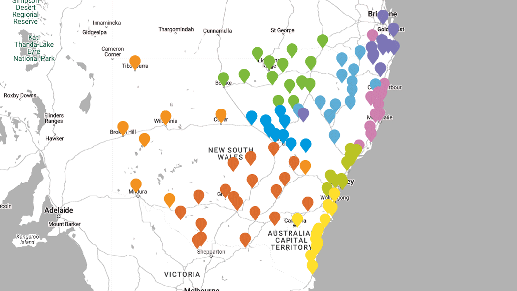 Land Council Map - NSW Aboriginal Land Council